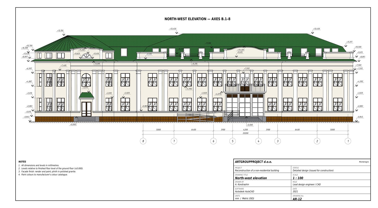 Main elevation